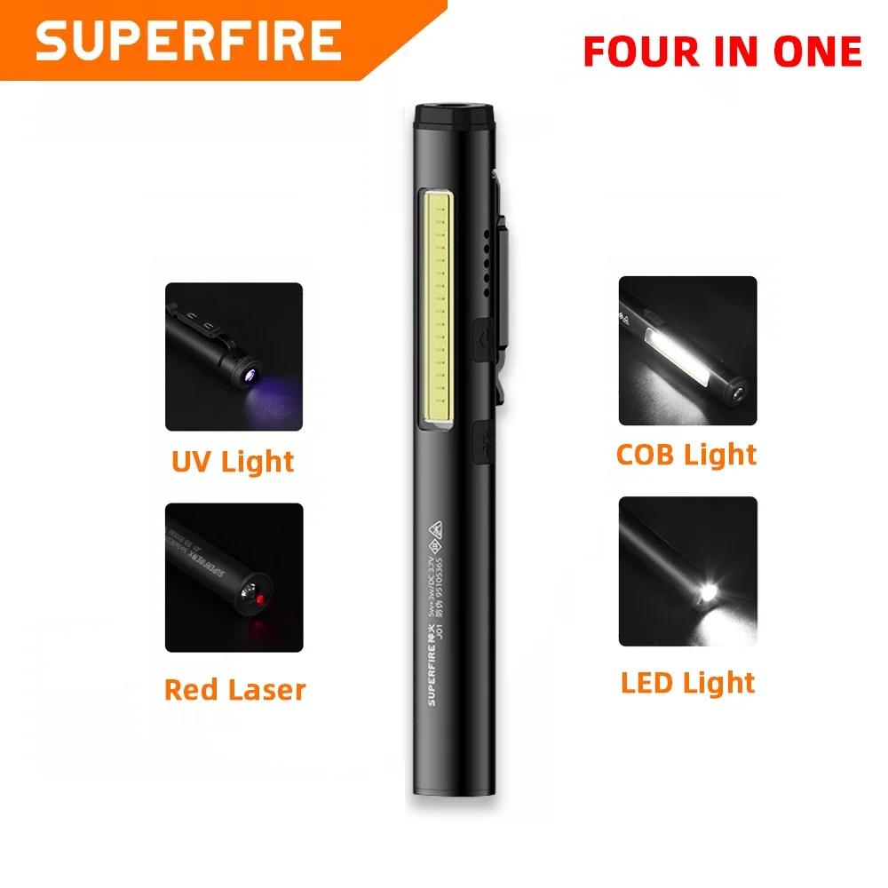 SUPERFIRE J01 LED , UV, LED, COB, , ޴  ġ, ǥõ ,   